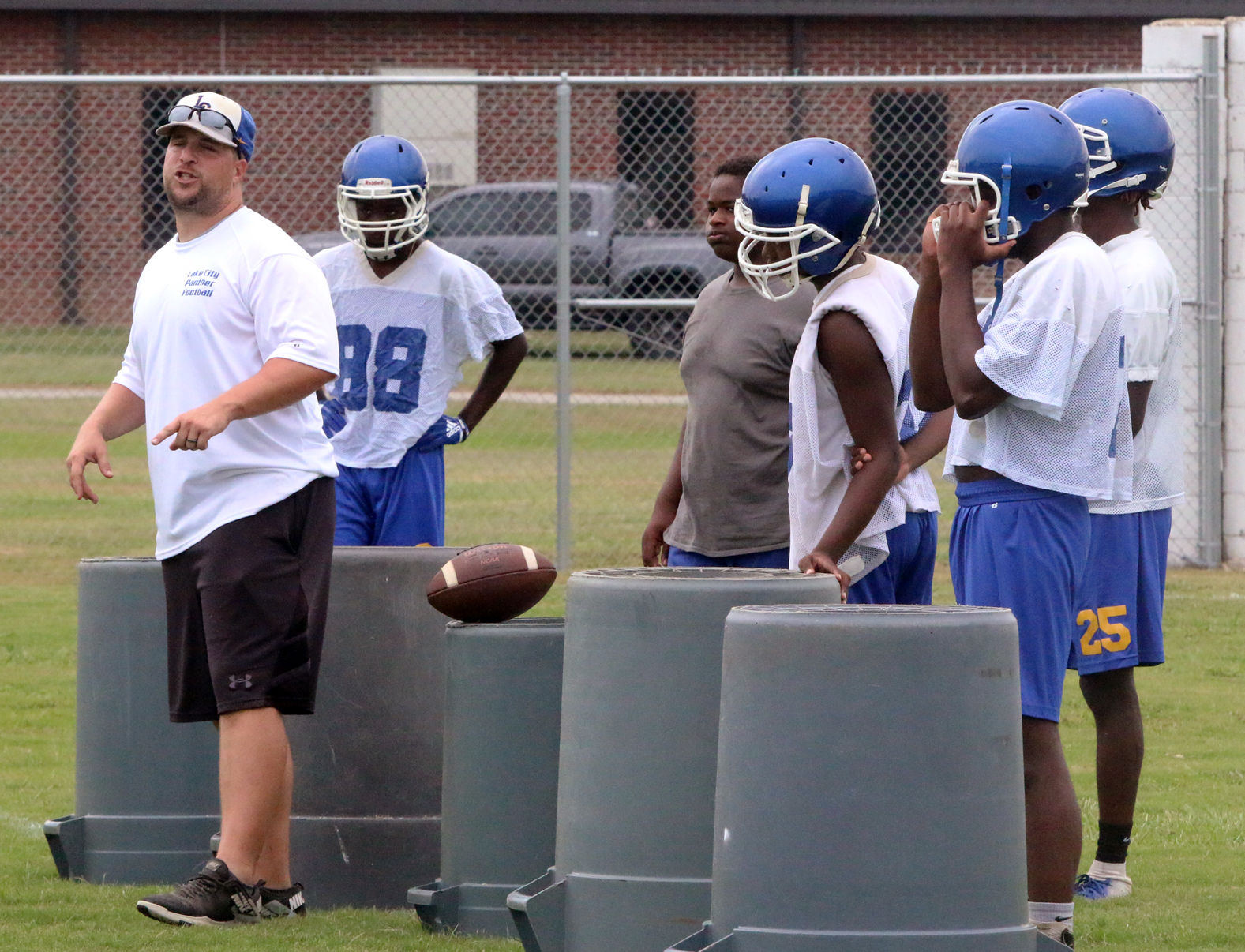 Lake City High School Football Practice